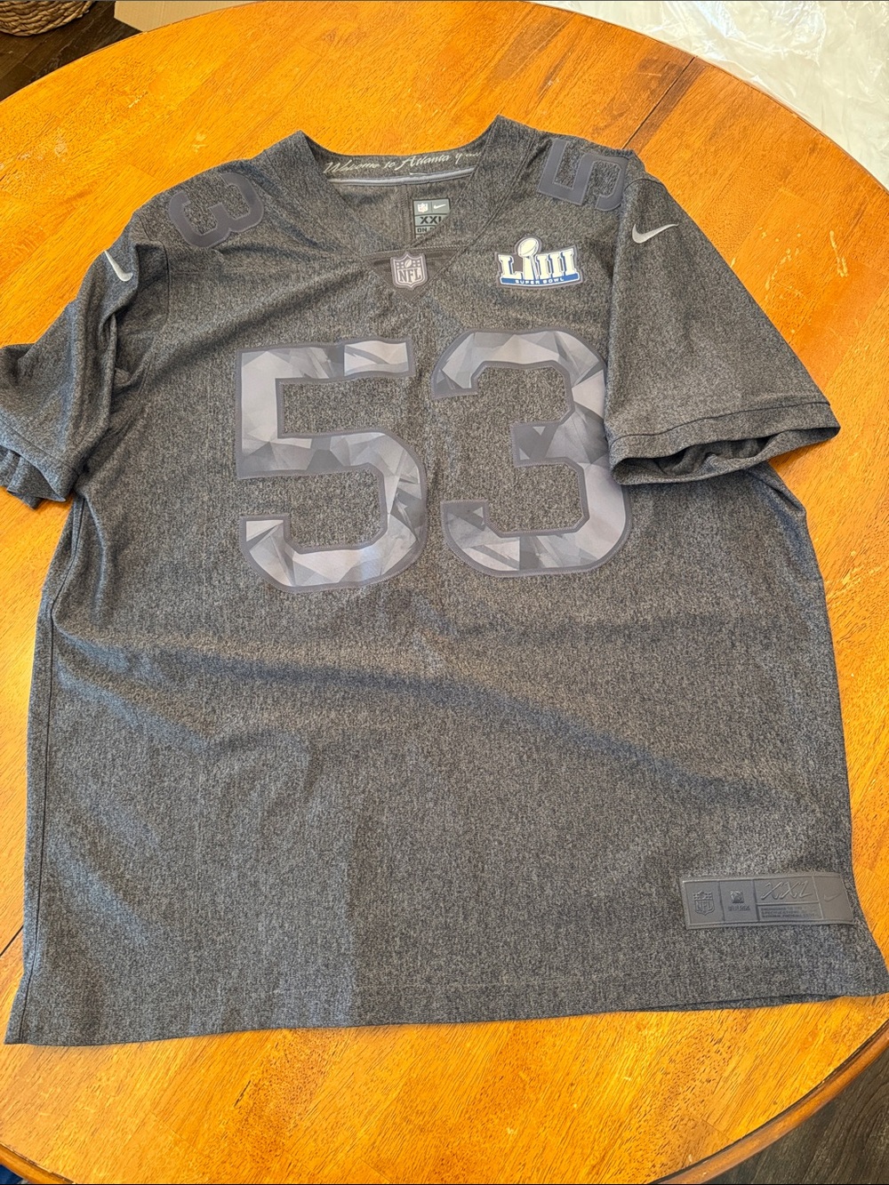 NEW Nike DRI-FIT NFL Super Bowl LIII "53 ATLANTA" Men's XXL Jersey Limited